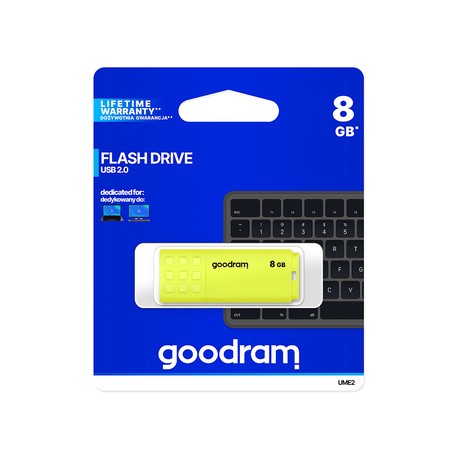 Goodram 8GB USB 2.0 Pendrive Yellow
