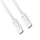Forcell C338 60W USB-C to USB-C Data Cable 60W 25cm White