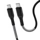 Forcell CB-02C 60W USB-C to USB-C Data Cable 60W 1m Black
