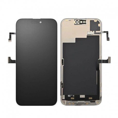 Apple iPhone 15 Pro Lcd+Touch Screen Black SERVICE PACK ORIGINAL(WITH SENSOR FLEX)