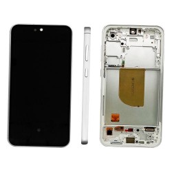 Samsung Galaxy S23 FE 5G Lcd+Touch+Frame Cream/Purple ORIGINAL