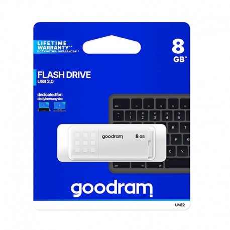 Goodram 8GB USB 2.0 Pendrive White