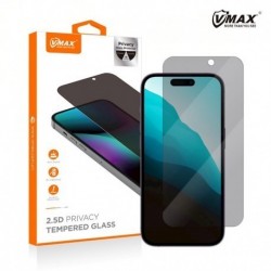 Apple iPhone 13/13 Pro/16e Vmax Privacy Tempered Glass 0.33mm 2,5D Clear