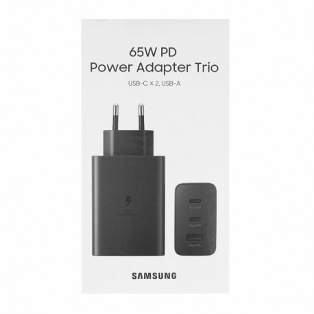Samsung EP-T4511NBE Fast Wall Charger Usb C 45W Black ORIGINAL Blister