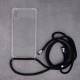 Apple iPhone 12 Pro Max Neck Strap Silicone Transparent/Black