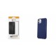 Apple iPhone 12 Pro Max Testa Jelly Silicone Blue+Prio 3D Full Face Tempered Glass