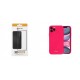 Apple iPhone 14 Pro Max Jelly Silicone Pink+Prio 3D Full Face Tempered Glass