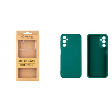 Samsung Galaxy A14 5G/4G Tactical Plyo Silicone Transparent+Obal:Me Matte Silicone Green