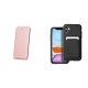 Samsung Galaxy A14 5G/4G Elegance Case Rose+Card Silicone Black