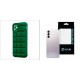 Samsung Galaxy A14 5G/4G Obal:Me Block Silicone Green+Obal:Me Silicone Transparent