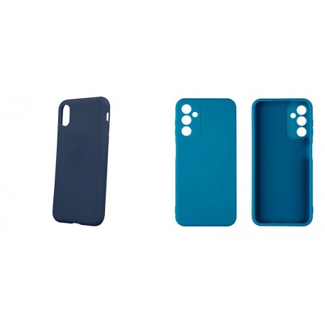 Xiaomi Redmi 12C Soft Silicone Blue+Obal:Me Matte Silicone Blue