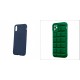 Xiaomi Redmi 12C Soft Silicone Blue+Obal:Me Block Silicone Green