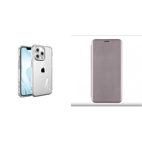 Xiaomi Redmi 12C Armor AntiShock Silicone Transparent+Obal:Me Case Grey