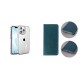 Xiaomi Redmi 12C Armor AntiShock Silicone Transparent+Magnet Case Green