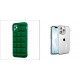 Xiaomi Redmi 12C Obal:Me Block Silicone Green+Armor AntiShock Silicone Transparent