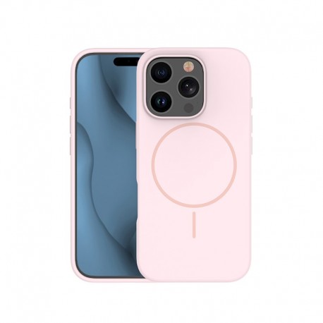 Apple iPhone 16 Pro Thin Mag Silicone Light Pink