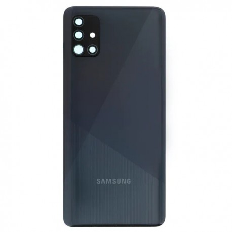 Samsung Galaxy A51 BatteryCover w/o Camera Lens Black HQ