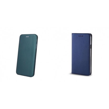 Apple iPhone 13 Elegance Case Green+Magnet Case Blue