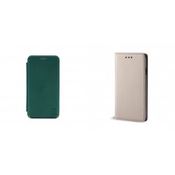 Apple iPhone 13 Vennus Elegance Case Green+Magnet Case Gold