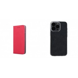 Xiaomi Redmi 13 4G/5G Magnet Case Red+Shine Silicone Smoky