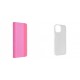 Xiaomi Redmi 13C/Poco C65 Sensitive Case Light Pink+Shining Silicone Silver