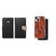 Samsung Galaxy A55 5G Fancy Case Black/Gold+Gold Glam Silicone Orange