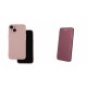 Samsung Galaxy A55 5G Soft Silicone Pale Pink+Elegance Case Burgundy