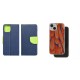 Samsung Galaxy A55 5G Fancy Case Navy /Lime+Gold Glam Silicone Orange