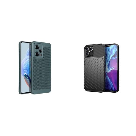 Samsung Galaxy A55 5G Breezy Silicone Green+Thunder Silicone Black
