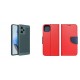 Samsung Galaxy A55 5G Breezy Silicone Green+Fancy Case Red/Navy