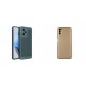 Samsung Galaxy A55 5G Breezy Silicone Green+Metallic Silicone Gold