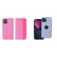 Samsung Galaxy A15 5G/4G Sensitive Case Light Pink+ Milano Silicone Brown