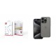 XO NB208B PD Type-C to Type-C DataCable 1m 60W Blue+Samsung Galaxy A14 5G/4G Box Premium 1,5mm Silicone Transparent/Black