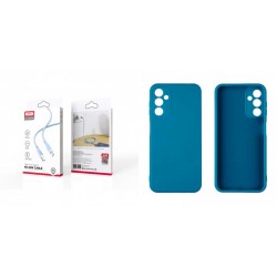 XO NB208B PD Type-C to Type-C DataCable 1m 60W Blue+Samsung Galaxy A14 5G/4G Obal:Me Matte Silicone Blue