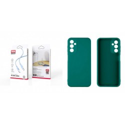 XO NB208B PD Type-C to Type-C DataCable 1m 60W Blue+Samsung Galaxy A14 5G/4G Obal:Me Matte Silicone Green