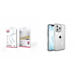 XO NB208B PD Type-C to Type-C DataCable 1m 60W Blue+Samsung Galaxy A14 5G/4G Testa Armor AntiShock Silicone Transparent