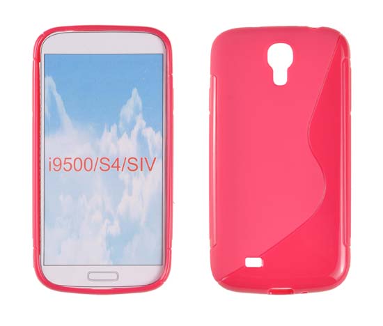 S-Line Silicone Samsung i9500/i9505 Galaxy S4 pink