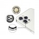 Apple iPhone 15/15 Plus Tempered Glass Hard Diamond for Camera Lens Silver 2pcs