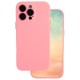 Apple iPhone 16 Trendy Vivit Magasafe Thin Silicone Pink