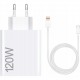 Xiaomi Hyper 120W 6A Wall Adapter Charger Usb+Usb/Type C Data Cable White