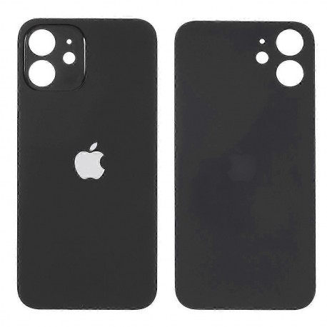 Apple iPhone 12 BackCover With Bigger Hole Black GRADE A