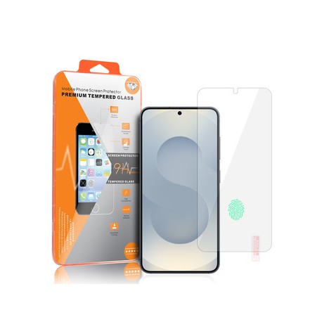 Samsung Galaxy S25 Tempered Glass 9H (With Fingerprint Unlock)