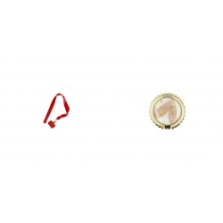 Phone Pendant GC-M3 Red 78cm+Ring Holder Marble Design 3