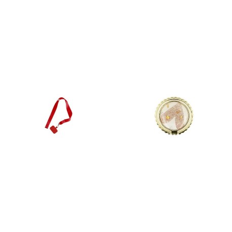 Phone Pendant GC-M3 Red 78cm+Ring Holder Marble Design 3