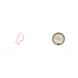 Phone Pendant GC-M3 Pink 78cm+Ring Holder Marble Design 1