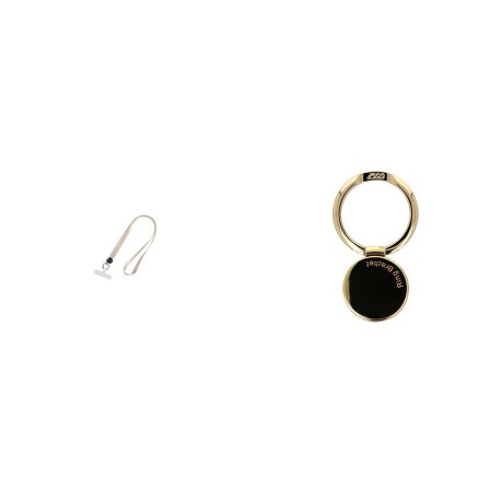Phone Pendant GC-M4 White 46c+Ring Holder Metal Gold