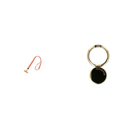 Phone Pendant GC-M4 Orange 46c+Ring Holder Metal Gold