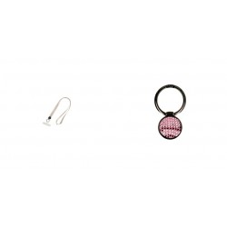Phone Pendant GC-M4 White 46cm+Ring Holder Snake Pink