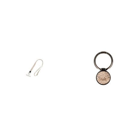 Phone Pendant GC-M4 White 46cm+Ring Holder Snake Gold