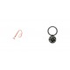 Phone Pendant GC-M4 Orange 46cm+Ring Holder Snake Black